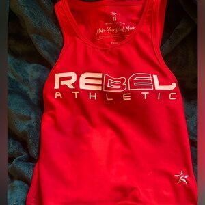 Miss American contestant active wear tank top. Worn in Miss America Pageant.